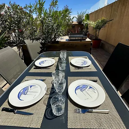Appartement Le Rooftop Azur 6 Pers Triplex Vue Hyères